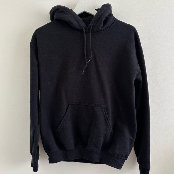 Cozy Black Pullover Hoodie - Picture 2 of 7